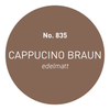 5L Wandfarbe edelmatt cappucino Braun No. 835 Design Collection - Craft Colors