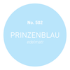 Wandfarbe Prinzenblau No. 502 in edelmatte Oberfläche, Teil der Craft colors Design Collection.