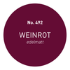 5L Wandfarbe edelmatt Weinrot No. 492 Design Collection - Craft Colors