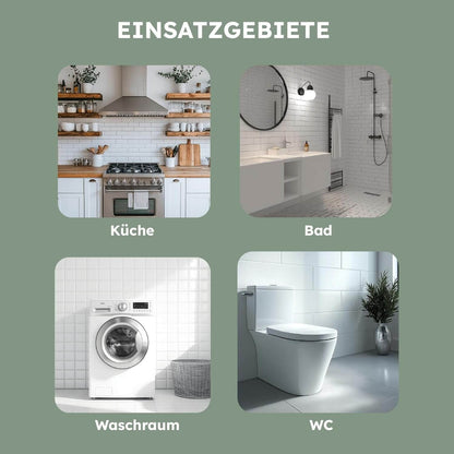 Fliesenlack 2IN1 Grundierung und Lackierung in einem Schritt, weiß seidenglänzend