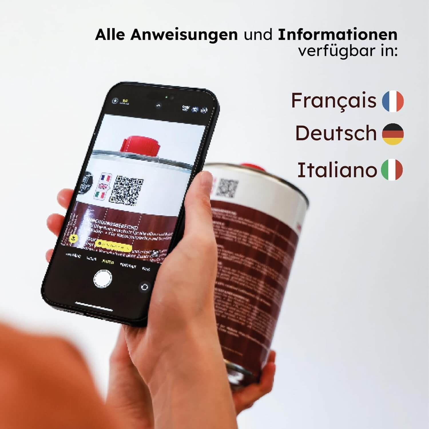 Fliesenlack 2IN1 Grundierung und Lackierung in einem Schritt, weiß seidenglänzend