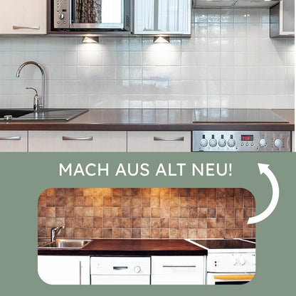 Fliesenlack 2IN1 Grundierung und Lackierung in einem Schritt, weiß seidenglänzend
