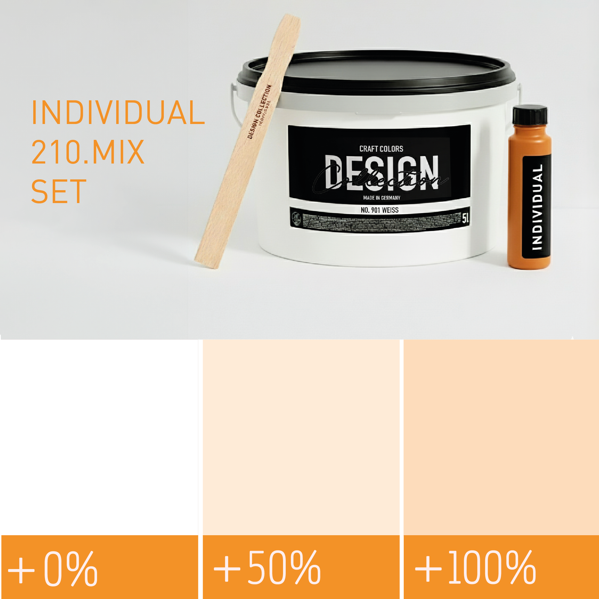 Muurverf licht abrikoos nr. 210.mix DC Individual