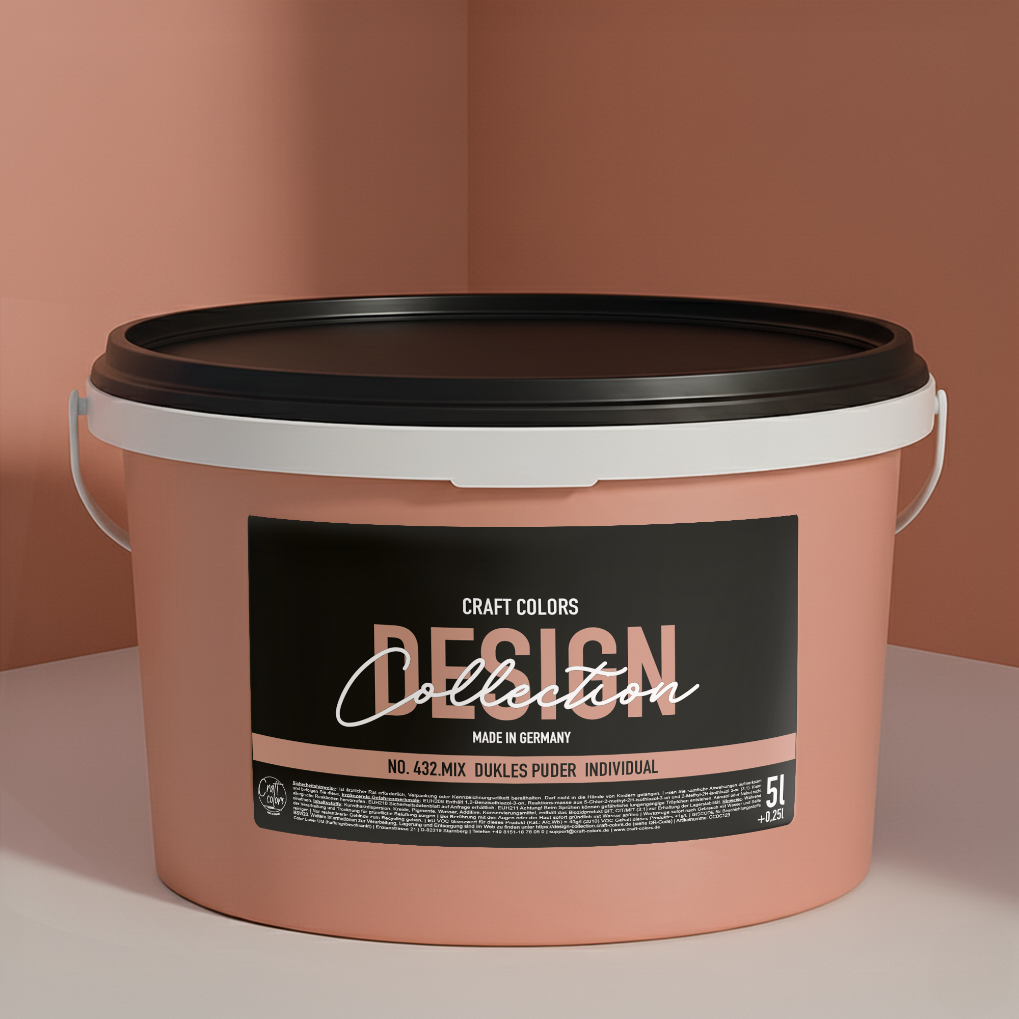 Muurverf donker poeder nr. 432.mix DC Individual