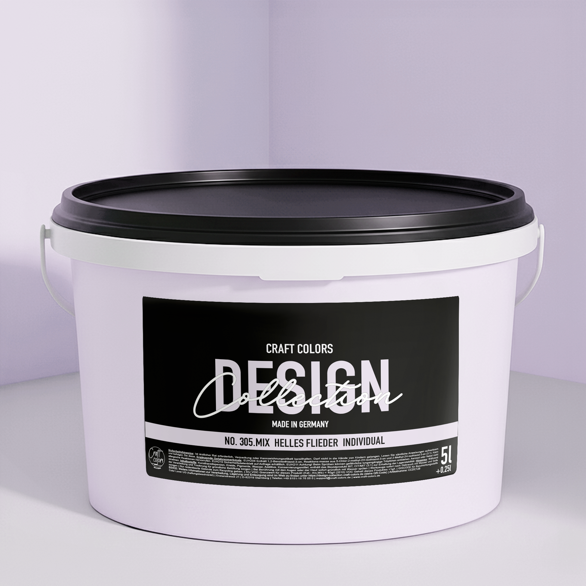 Muurverf licht lila nr. 305.mix DC Individueel