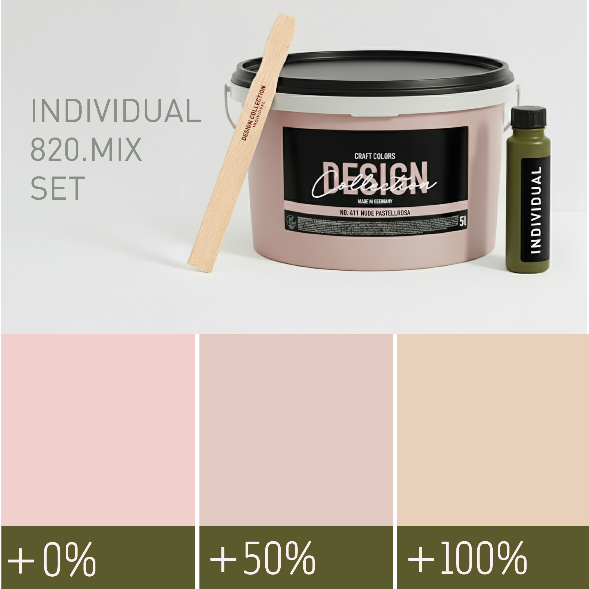 Muurverf licht poeder nr. 820.mix DC Individueel