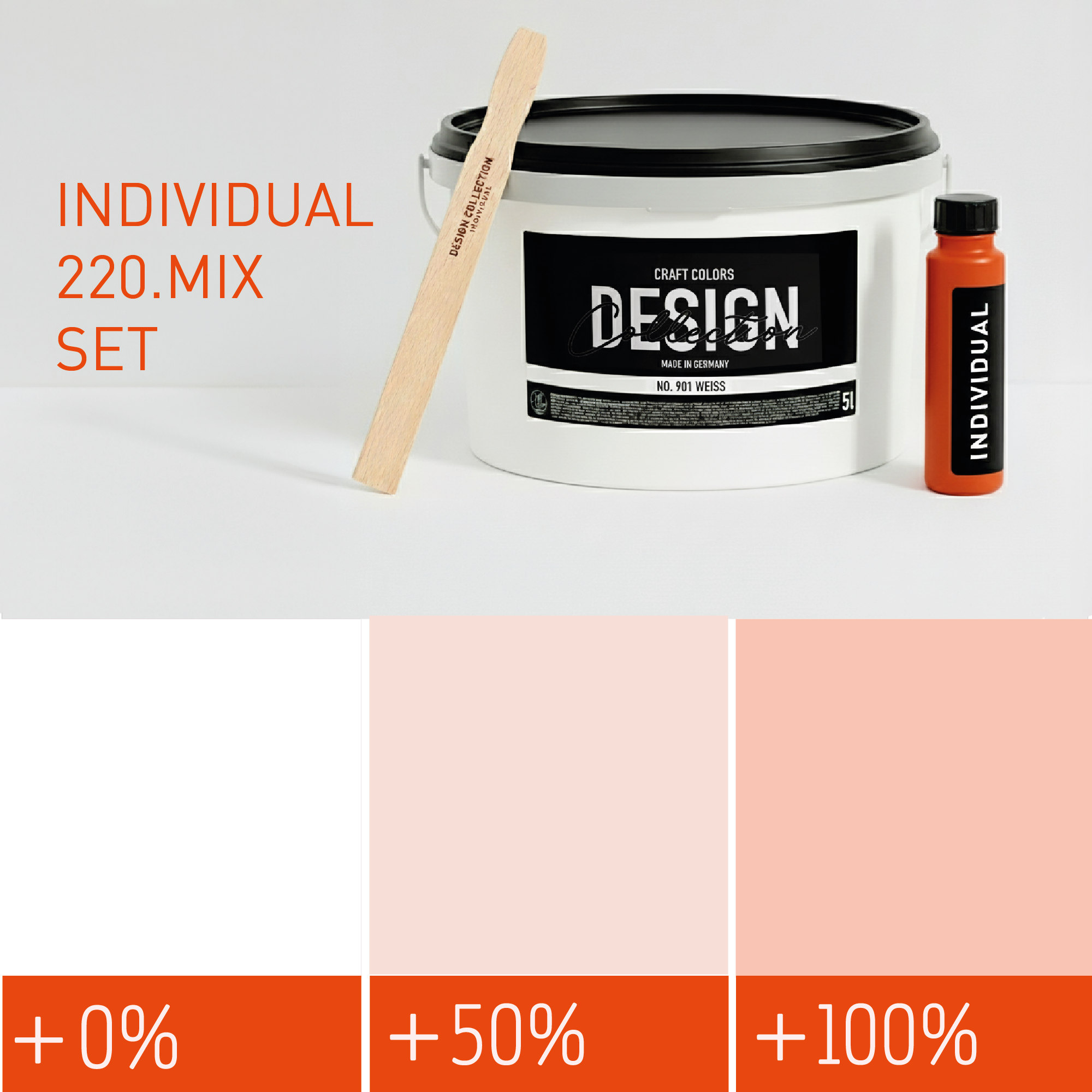 Muurverf licht zalm nr. 220.mix DC Individual