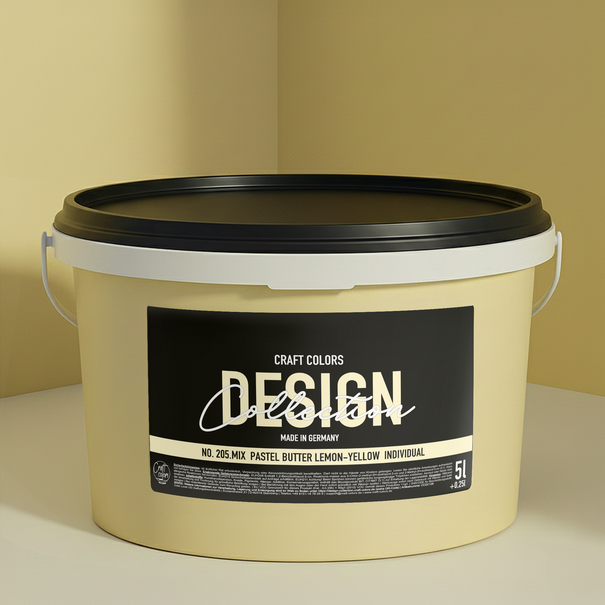 Muurkleur pastel botercitroengeel nr. VP901-340 Design Collection