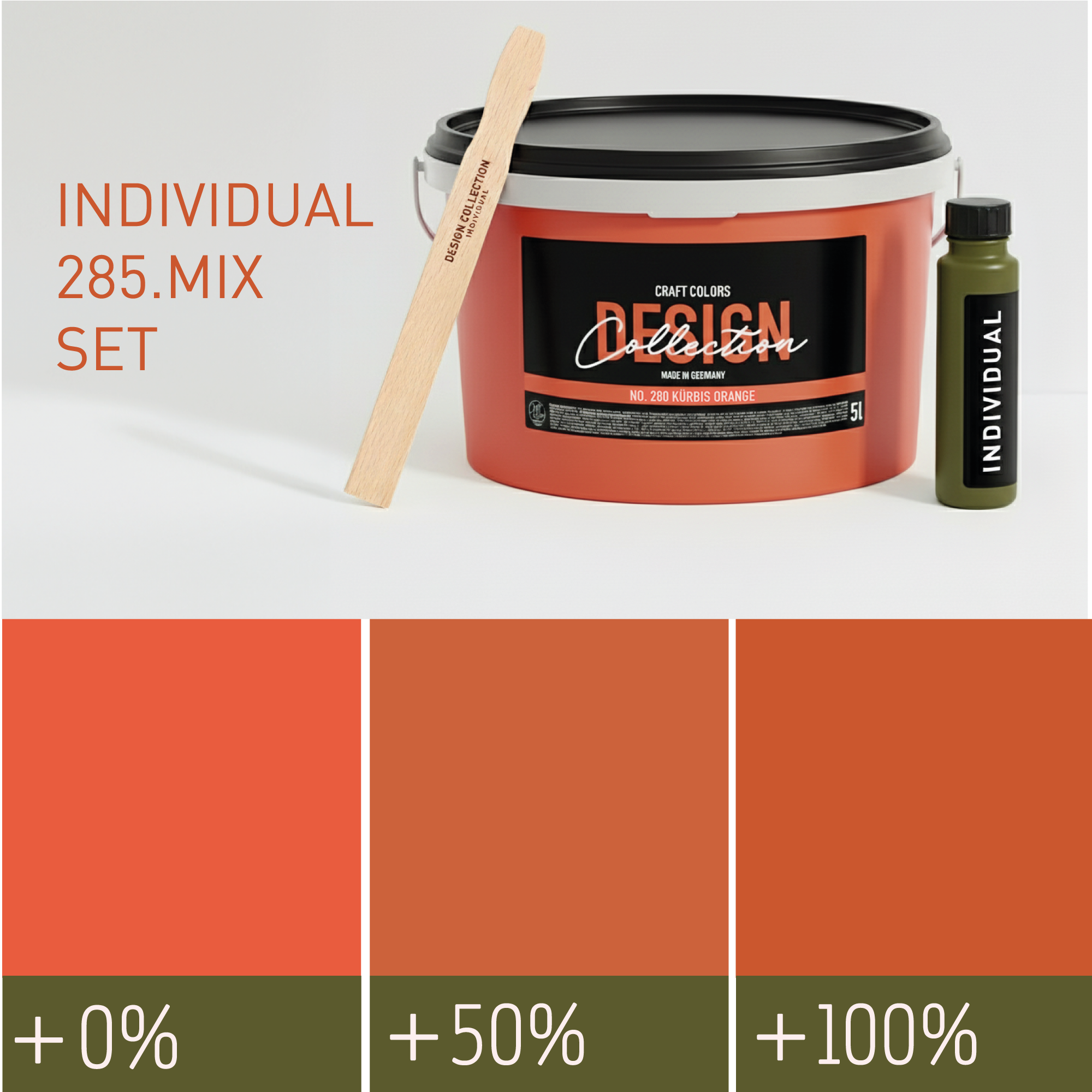 Muurverf roestrood nr. 285.mix DC Individueel