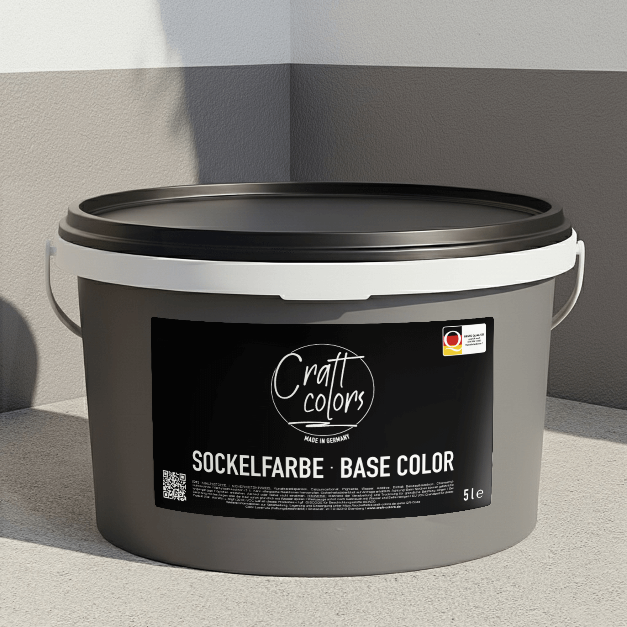 Basisverf / gevelverf 5L | Steengrijs 