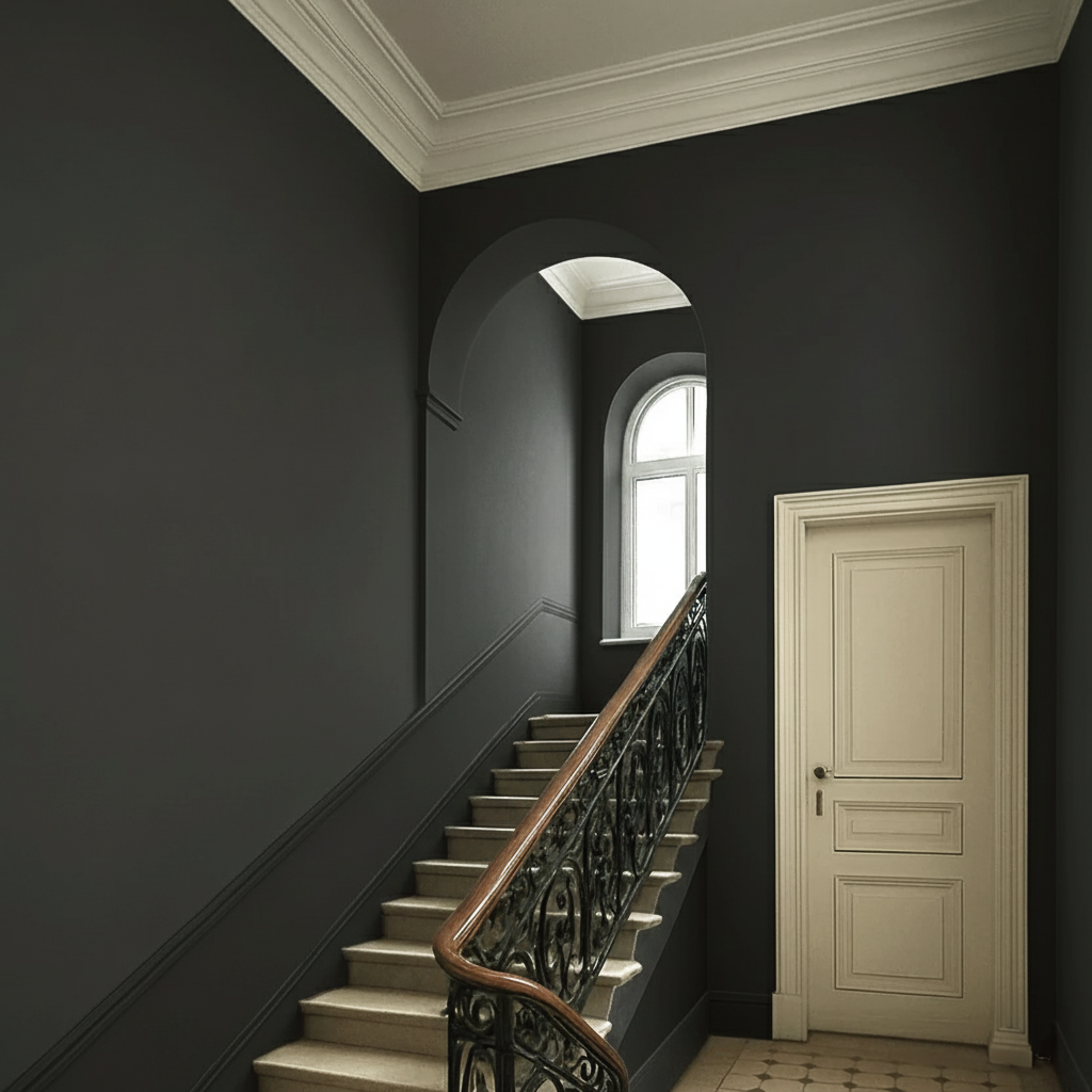 Antraciet muurverf nr. 963 Strong+ (5L) Natte slijtvastheid klasse 1