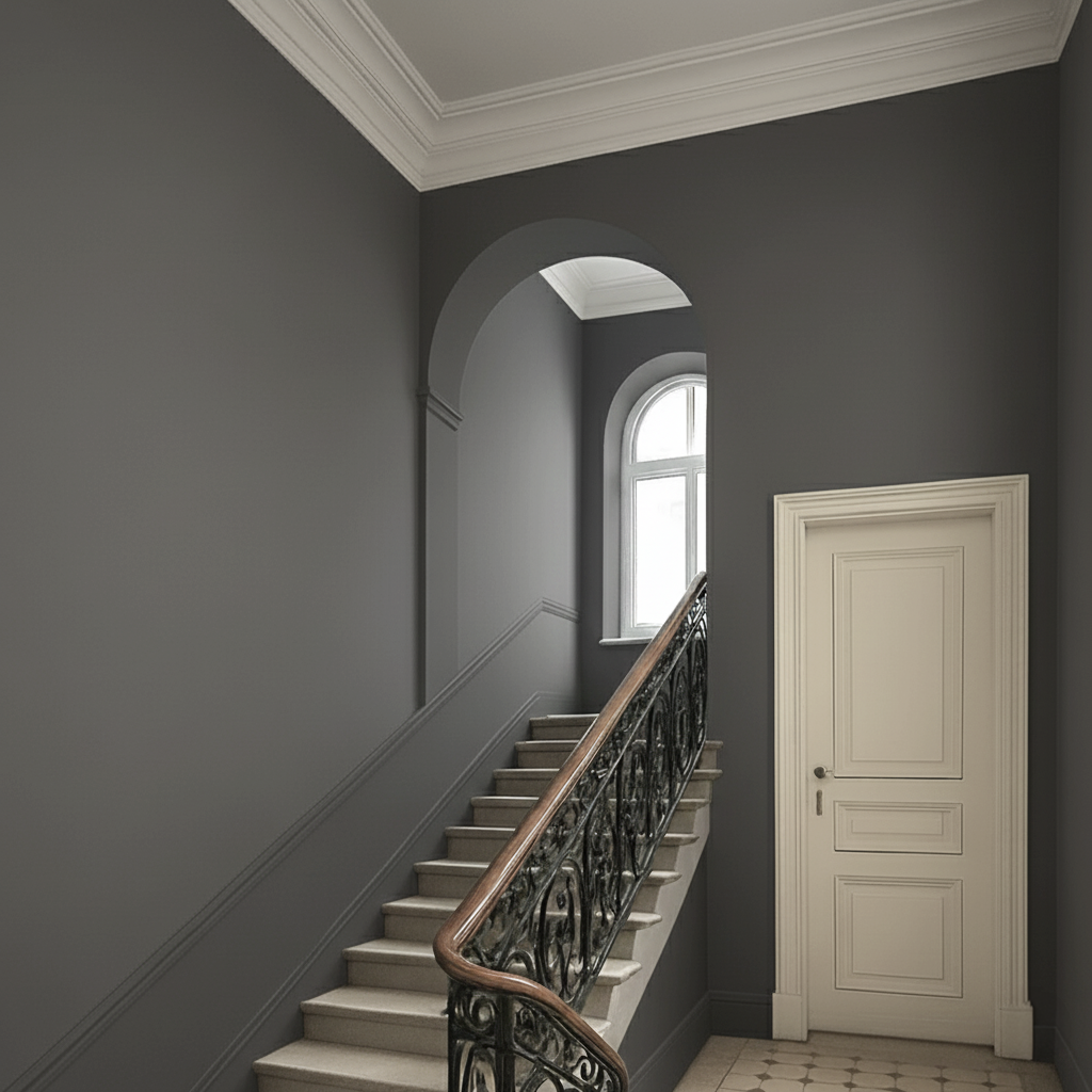 Muurverf steengrijs nr. 770 Strong+ (5L) Natte slijtvastheid klasse 1