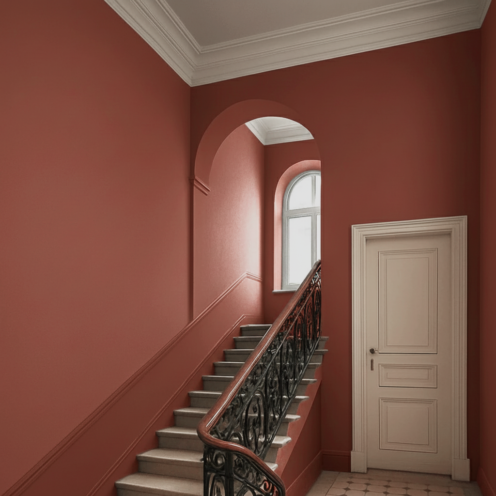 Muurverf Terracotta Rood Nr. 460 - Strong+ Natte slijtvastheid klasse 1, (5L)