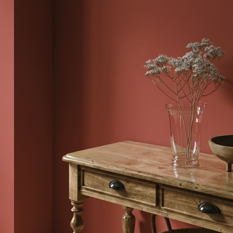 Muurverf Terracotta Rood Nr. 460 - Strong+ Natte slijtvastheid klasse 1, (5L)