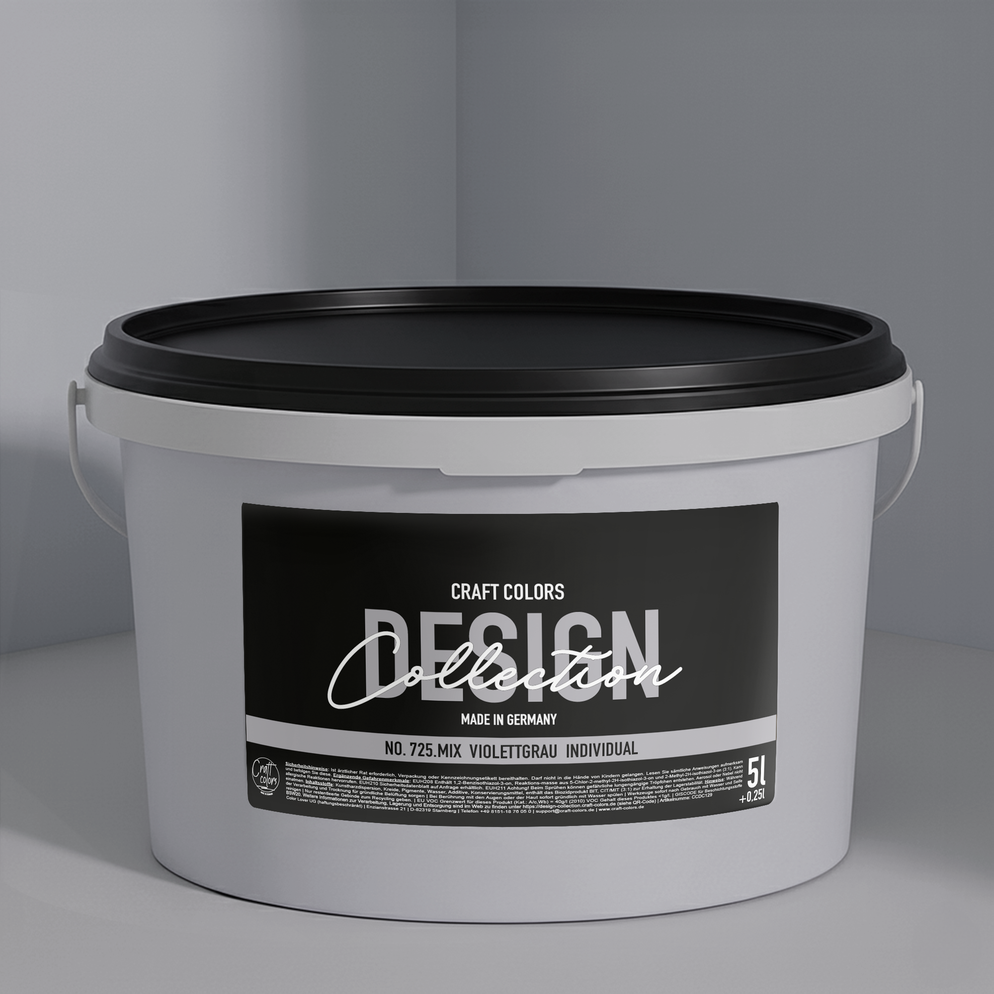 Muurverf zacht violetgrijs nr. 725.mix DC Individual